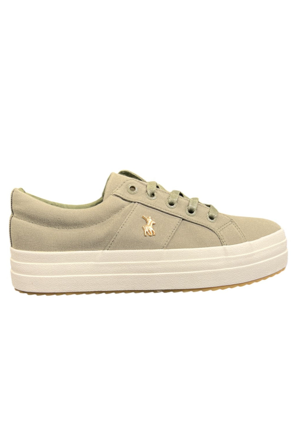 Polo Sneaker Ladies Classic Canvas Olive